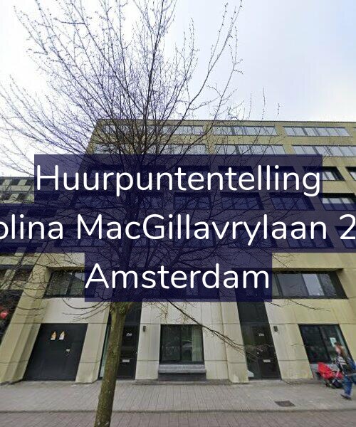Foto gevel Huurpuntentelling voor Carolina MacGillavrylaan 2226, Amsterdam