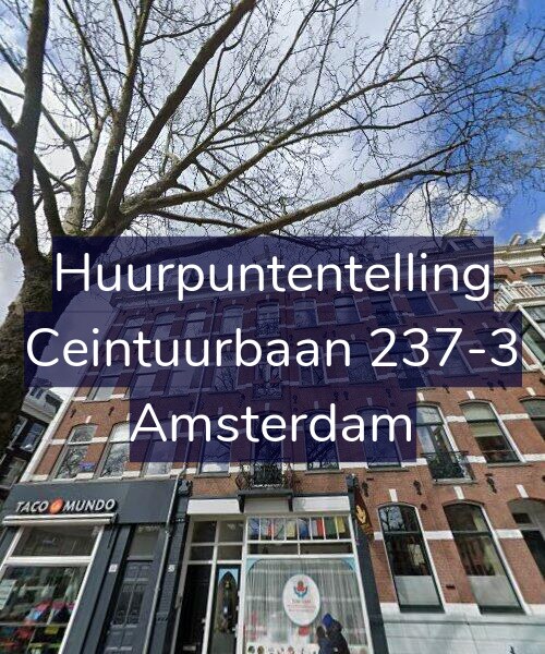 Foto gevel Huurpuntentelling voor Ceintuurbaan 237-3, Amsterdam