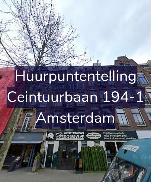 Foto gevel Huurpuntentelling voor Ceintuurbaan 194-1, Amsterdam