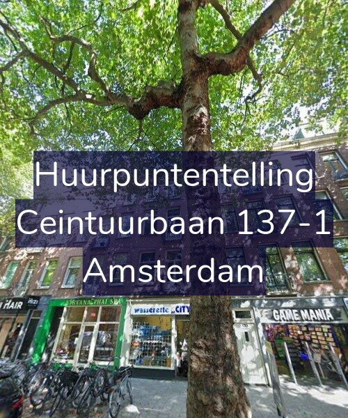 Foto gevel Huurpuntentelling voor Ceintuurbaan 137-1, Amsterdam