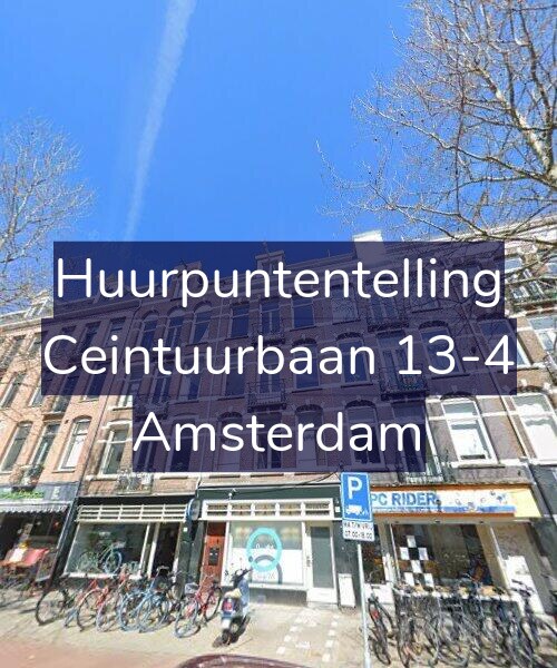 Foto gevel Huurpuntentelling voor Ceintuurbaan 13-4, Amsterdam