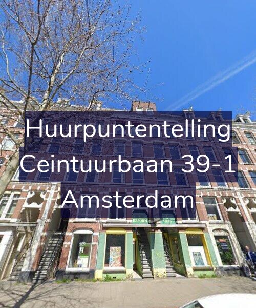 Foto gevel Huurpuntentelling voor Ceintuurbaan 39-1, Amsterdam