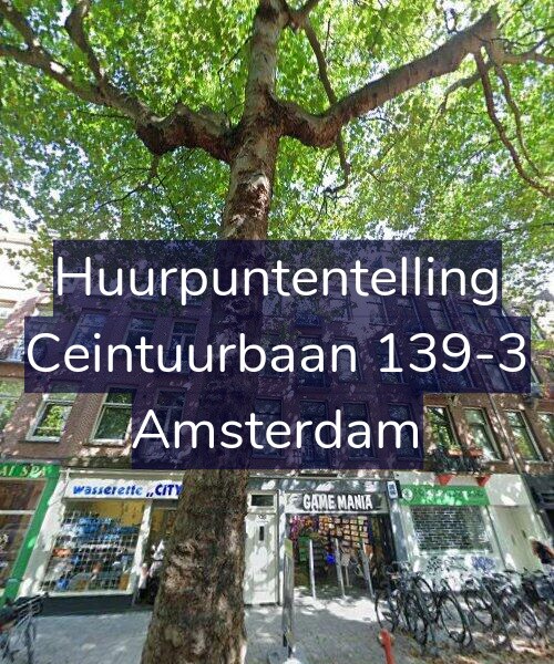 Foto gevel Huurpuntentelling voor Ceintuurbaan 139-3, Amsterdam