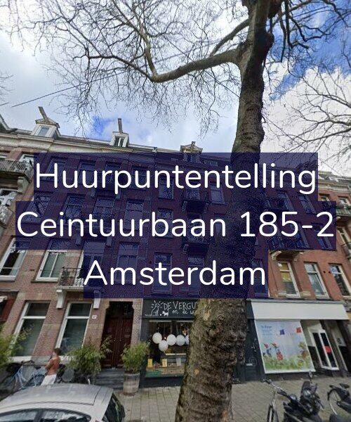Foto gevel Huurpuntentelling voor Ceintuurbaan 185-2, Amsterdam