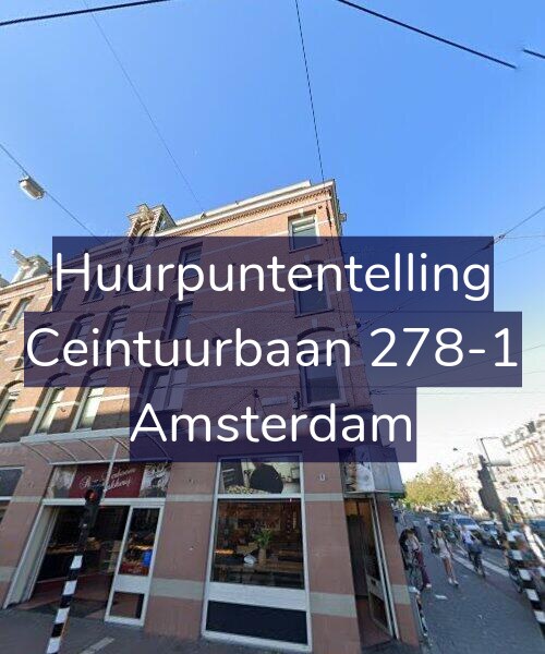 Foto gevel Huurpuntentelling voor Ceintuurbaan 278-1, Amsterdam