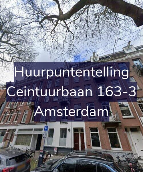 Foto gevel Huurpuntentelling voor Ceintuurbaan 163-3, Amsterdam