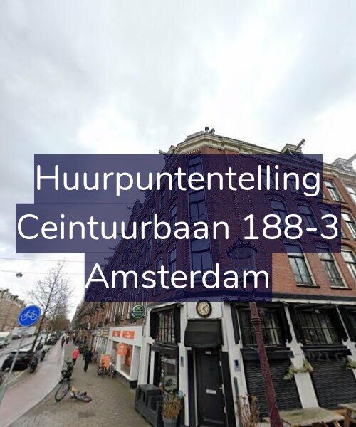 Foto gevel Huurpuntentelling voor Ceintuurbaan 188-3, Amsterdam