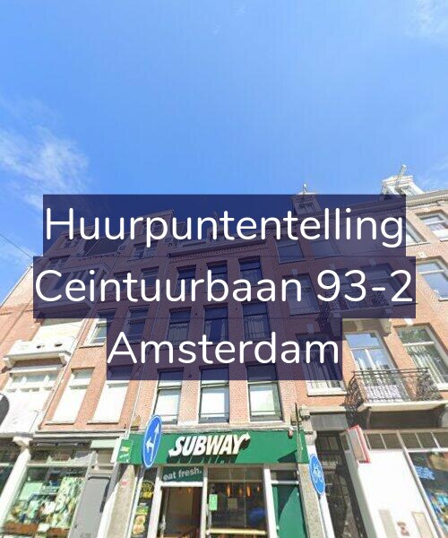 Foto gevel Huurpuntentelling voor Ceintuurbaan 93-2, Amsterdam