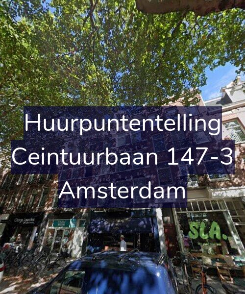 Foto gevel Huurpuntentelling voor Ceintuurbaan 147-3, Amsterdam