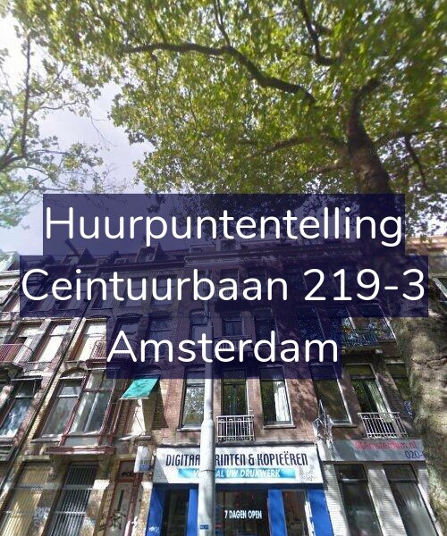 Foto gevel Huurpuntentelling voor Ceintuurbaan 219-3, Amsterdam