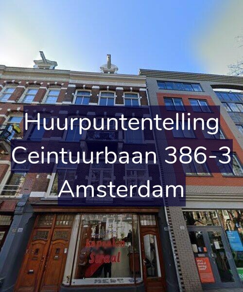 Foto gevel Huurpuntentelling voor Ceintuurbaan 386-3, Amsterdam