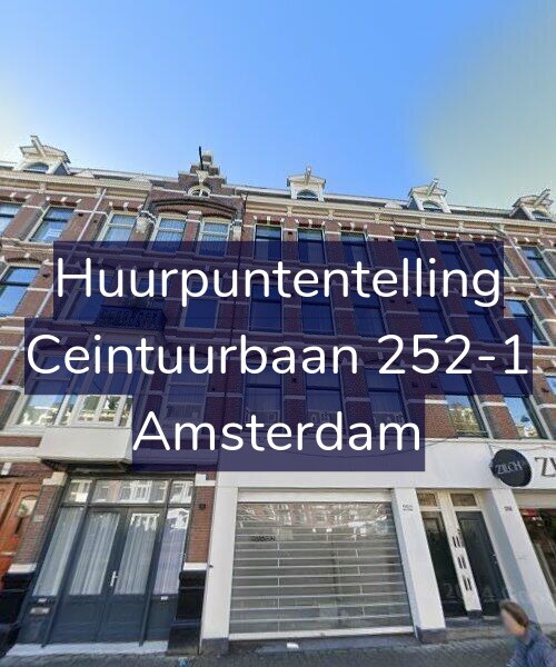 Foto gevel Huurpuntentelling voor Ceintuurbaan 252-1, Amsterdam