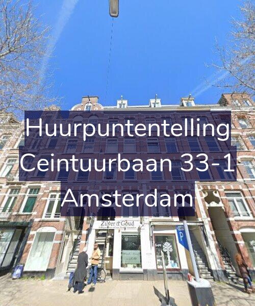Foto gevel Huurpuntentelling voor Ceintuurbaan 33-1, Amsterdam