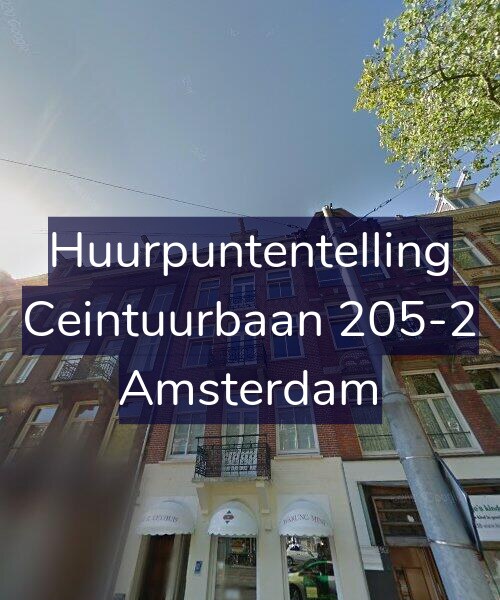 Foto gevel Huurpuntentelling voor Ceintuurbaan 205-2, Amsterdam
