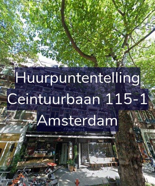 Foto gevel Huurpuntentelling voor Ceintuurbaan 115-1, Amsterdam