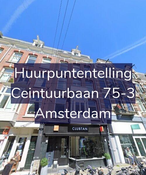 Foto gevel Huurpuntentelling voor Ceintuurbaan 75-3, Amsterdam