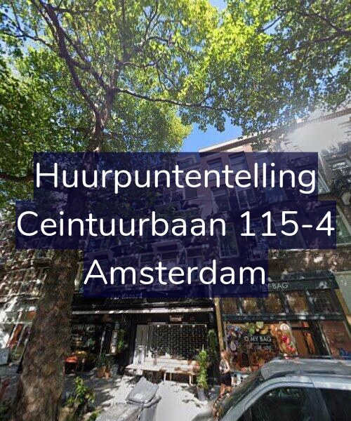 Foto gevel Huurpuntentelling voor Ceintuurbaan 115-4, Amsterdam
