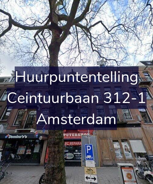 Foto gevel Huurpuntentelling voor Ceintuurbaan 312-1, Amsterdam