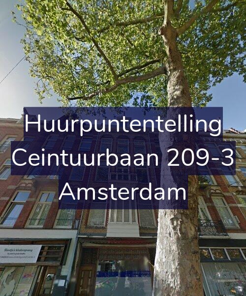 Foto gevel Huurpuntentelling voor Ceintuurbaan 209-3, Amsterdam