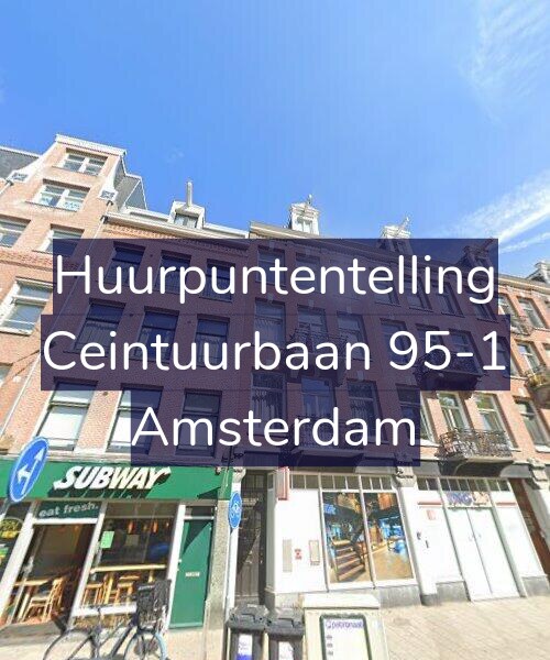 Foto gevel Huurpuntentelling voor Ceintuurbaan 95-1, Amsterdam