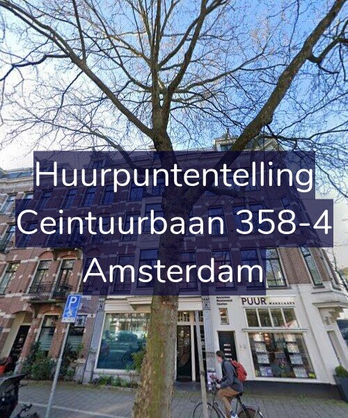 Foto gevel Huurpuntentelling voor Ceintuurbaan 358-4, Amsterdam