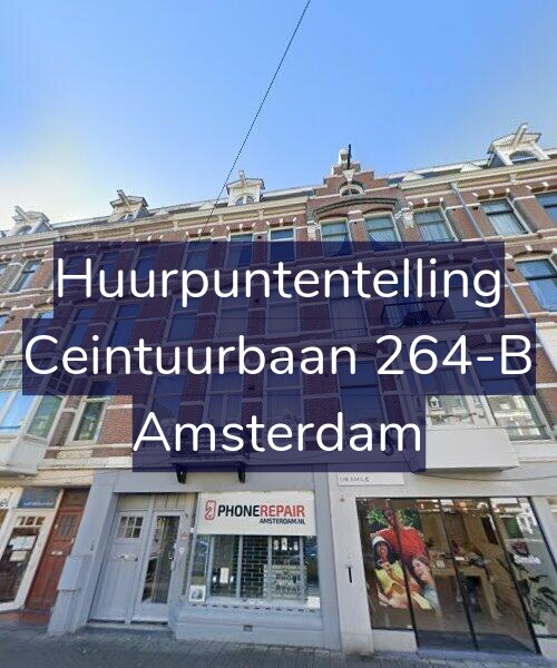 Foto gevel Huurpuntentelling voor Ceintuurbaan 264-B, Amsterdam