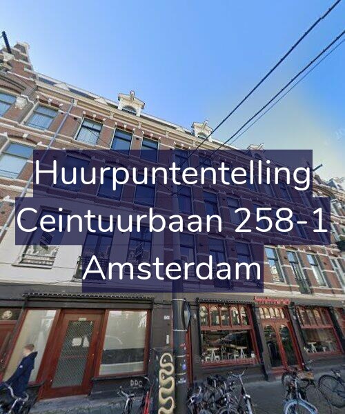Foto gevel Huurpuntentelling voor Ceintuurbaan 258-1, Amsterdam