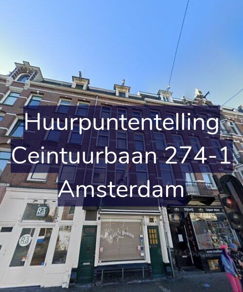 Foto gevel Huurpuntentelling voor Ceintuurbaan 274-1, Amsterdam