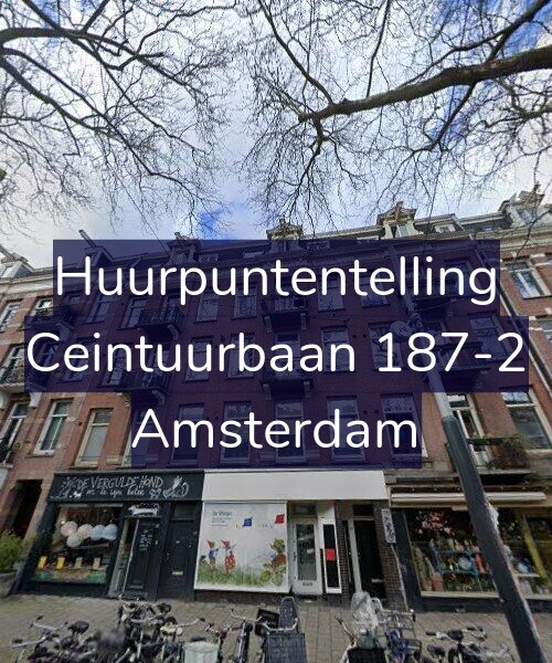 Foto gevel Huurpuntentelling voor Ceintuurbaan 187-2, Amsterdam