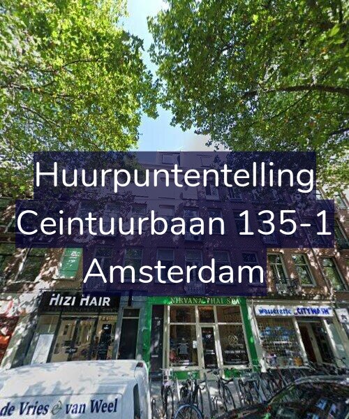 Foto gevel Huurpuntentelling voor Ceintuurbaan 135-1, Amsterdam