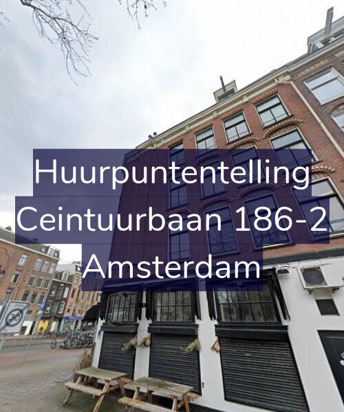 Foto gevel Huurpuntentelling voor Ceintuurbaan 186-2, Amsterdam