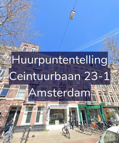 Foto gevel Huurpuntentelling voor Ceintuurbaan 23-1, Amsterdam