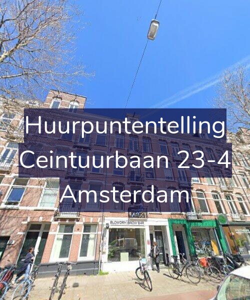 Foto gevel Huurpuntentelling voor Ceintuurbaan 23-4, Amsterdam