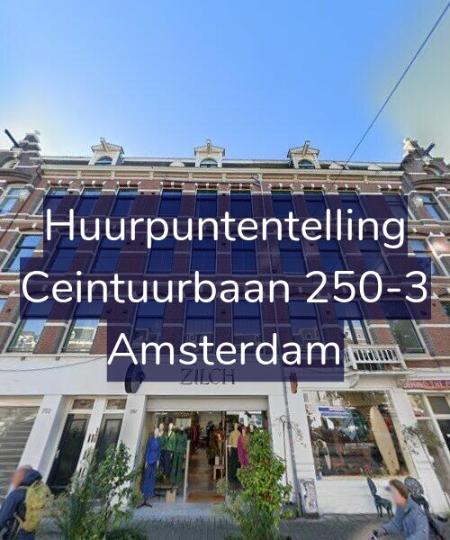 Foto gevel Huurpuntentelling voor Ceintuurbaan 250-3, Amsterdam
