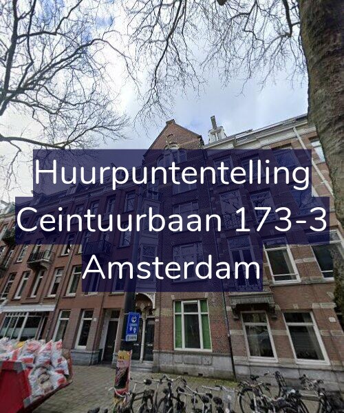 Foto gevel Huurpuntentelling voor Ceintuurbaan 173-3, Amsterdam