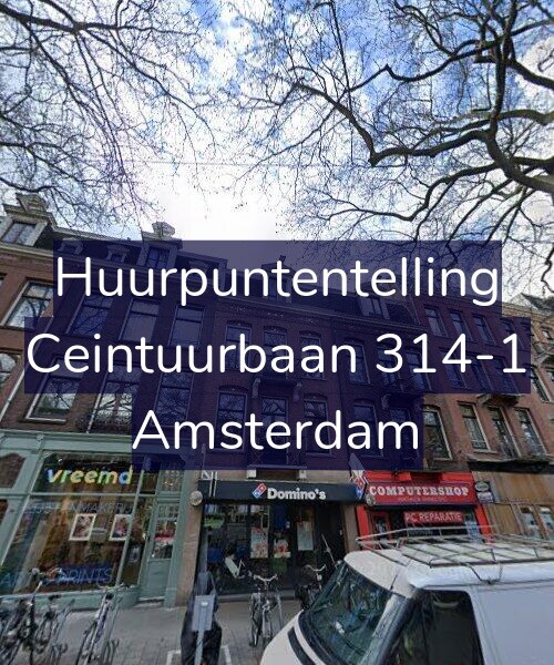 Foto gevel Huurpuntentelling voor Ceintuurbaan 314-1, Amsterdam