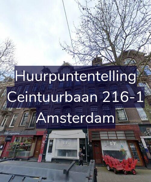 Foto gevel Huurpuntentelling voor Ceintuurbaan 216-1, Amsterdam