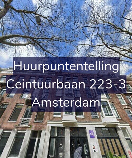 Foto gevel Huurpuntentelling voor Ceintuurbaan 223-3, Amsterdam