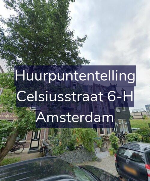 Foto gevel Huurpuntentelling voor Celsiusstraat 6-H, Amsterdam