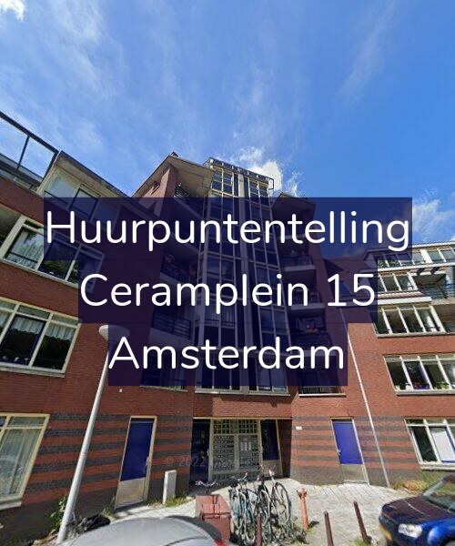 Foto gevel Huurpuntentelling voor Ceramplein 15, Amsterdam