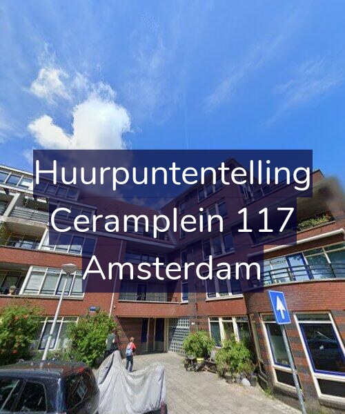 Foto gevel Huurpuntentelling voor Ceramplein 117, Amsterdam