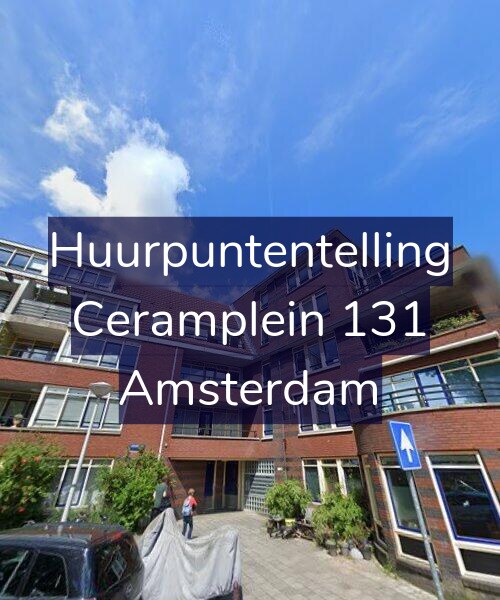 Foto gevel Huurpuntentelling voor Ceramplein 131, Amsterdam