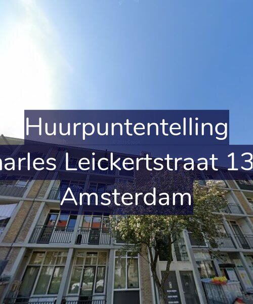 Foto gevel Huurpuntentelling voor Charles Leickertstraat 13-2, Amsterdam