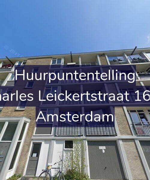 Foto gevel Huurpuntentelling voor Charles Leickertstraat 16-1, Amsterdam