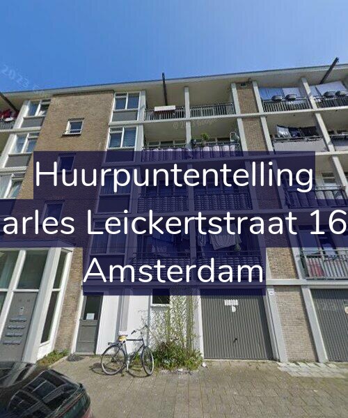 Foto gevel Huurpuntentelling voor Charles Leickertstraat 16-H, Amsterdam