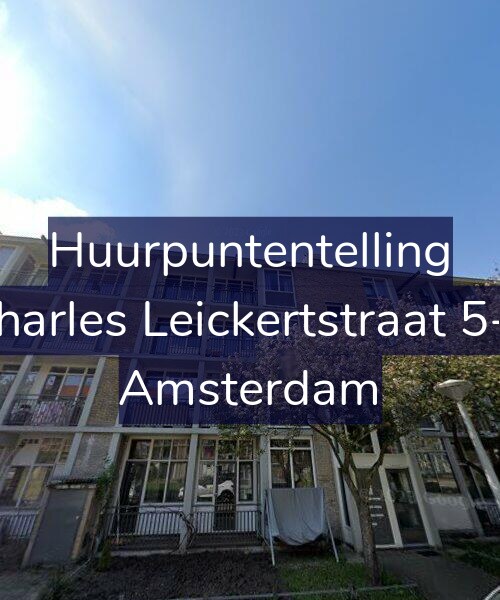 Foto gevel Huurpuntentelling voor Charles Leickertstraat 5-1, Amsterdam