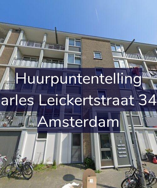 Foto gevel Huurpuntentelling voor Charles Leickertstraat 34-H, Amsterdam