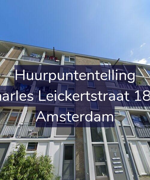 Foto gevel Huurpuntentelling voor Charles Leickertstraat 18-1, Amsterdam