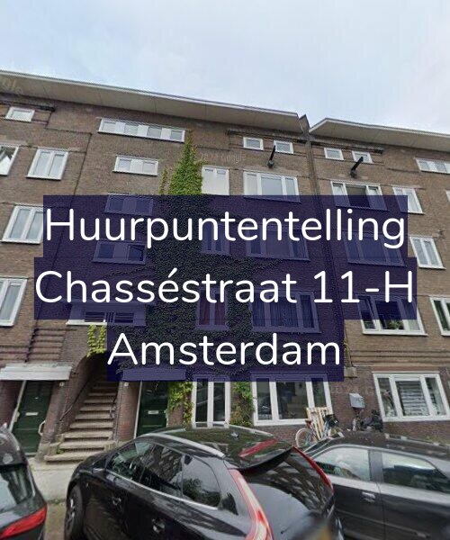 Foto gevel Huurpuntentelling voor Chasséstraat 11-H, Amsterdam