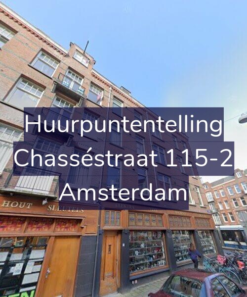 Foto gevel Huurpuntentelling voor Chasséstraat 115-2, Amsterdam